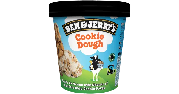 Ben ja Jerry's Vanillijäätis Küpsise Tükkidega 465 ml/406 g