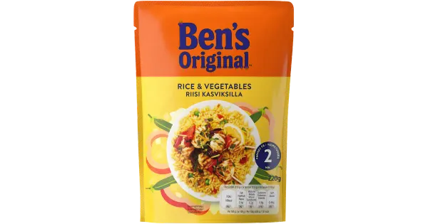 Ben’s Original valmisriis köögiviljadega 220 g