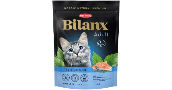 Best Friend Bilanx lõhe kuivtoit täiskasvanud kassidele teraviljavaba 700 g