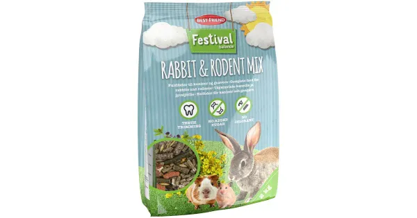 Best Friend Festival küülikute ja näriliste täissööt 2kg