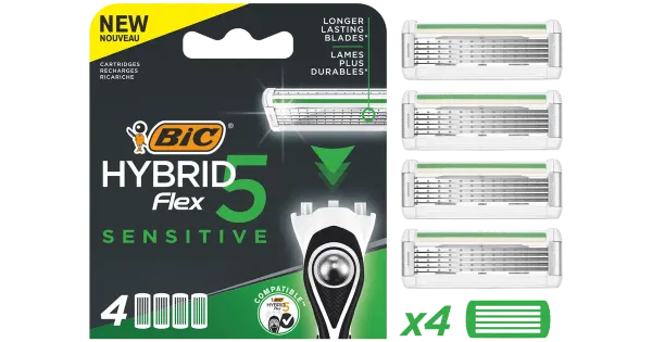 Bic Hybrid Flex 5-tera 4 varutera
