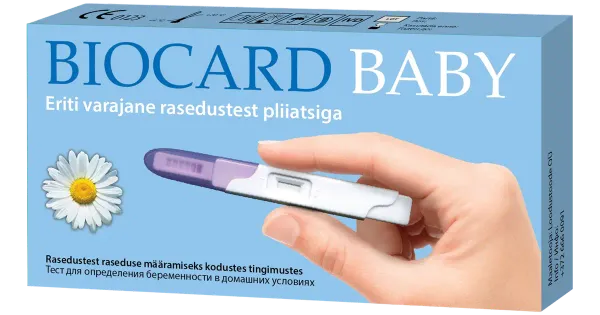 Biocard Baby eriti varajane rasedustest pliiats N1
