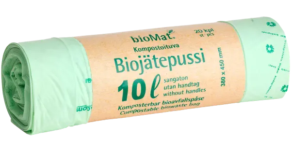 Biolagunev prügikott Biomat 10l 20tk