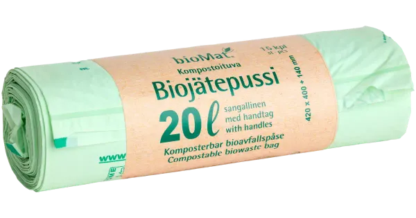 Biolagunev prügikott Biomat 20l 15tk
