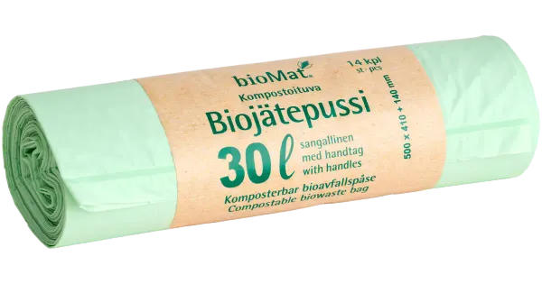 Biolagunev prügikott Biomat 30l 10tk