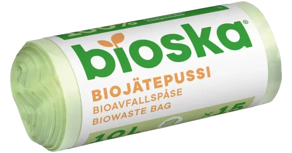 Bioska prügikott 10l 15tk