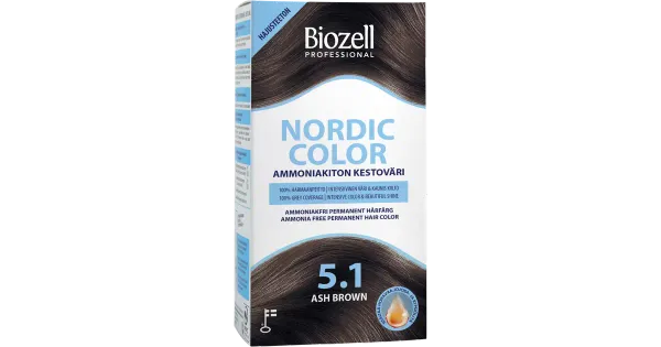 Biozell Nordic Color püsivärv tuhkpruun 5.1