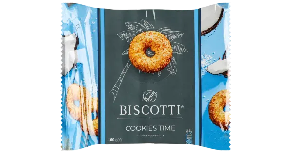 Biscotti küpsis kookoshelvestega 170g