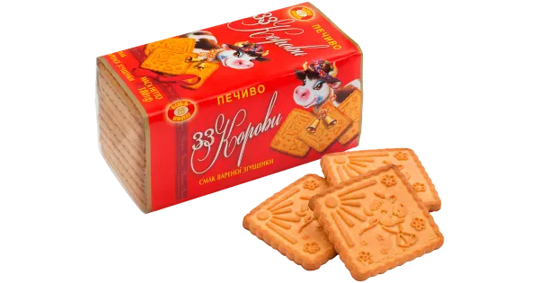 Biscuit chocolate pakitud küpsis 33 korovõ kondenspiima 180g
