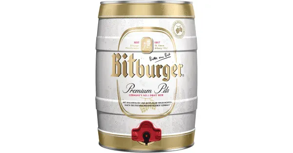 Bitburger Premium Pils õlu 4,8%vol 5 l