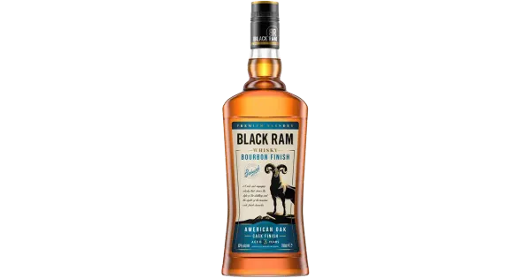 Whisky BLACK RAM Bourbon finish American Oak 3y, 40%vol, 0.7L,R22/174012/3