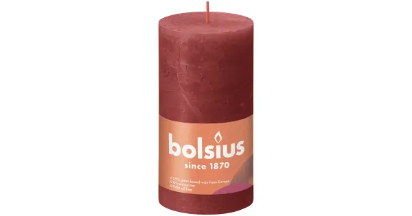 Bolsius antiikküünal õrn punane 130/68