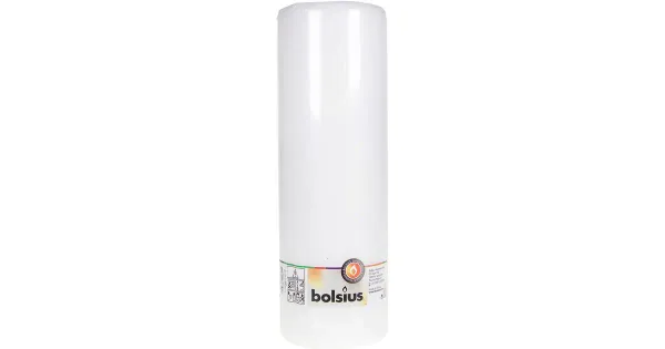 Bolsius lauaküünal 100x300mm valge