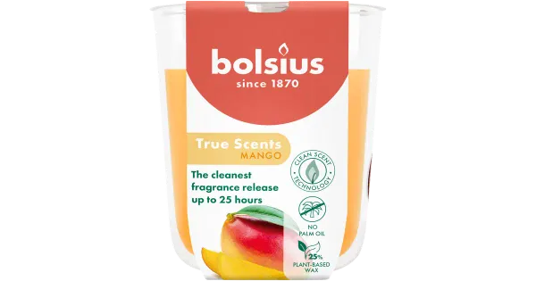 Bolsius lõhnaküünal 25h mango