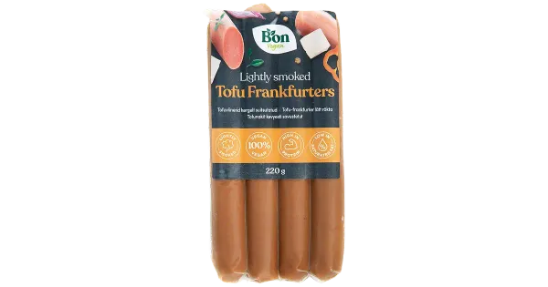 Bon Vegan Tofuviinerid Kergelt Suitsutatud 220G
