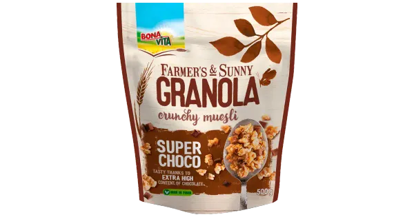 Bona vita bonavita granola müsli šokolaadiga 500g