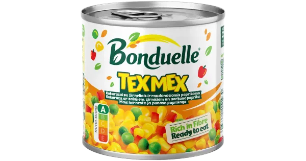Bonduelle aedviljasegu mais, hernes, paprika 300/265 g