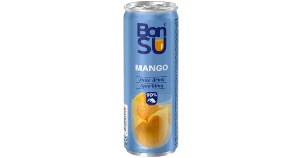 BONSU Gaseeritud mangomahl 99% 330 ml