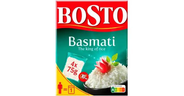 Bosto basmati riis 4x75g