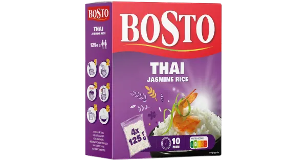 Bosto tai jasmiiniriis 4 x 125 g