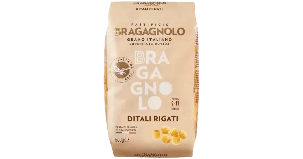 Bragagnolo 838 väike torumakaron Ditali Rigati 500g