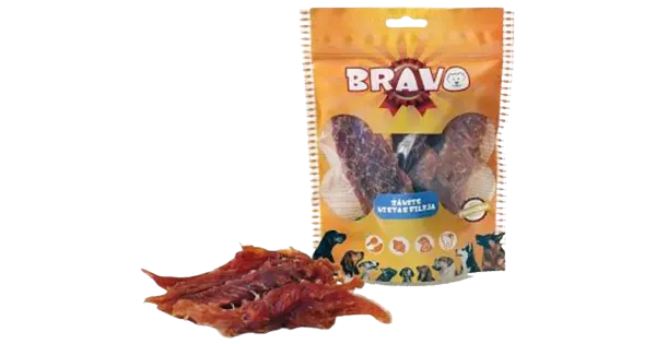 BRAVO Kuivatatud kanafilee 100g