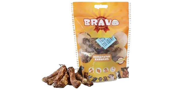 BRAVO Kuivatatud kanakael 100g