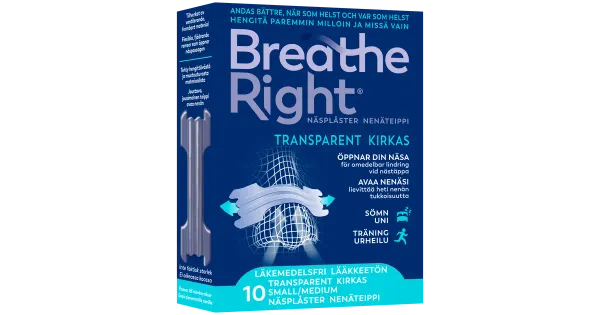 Breathe Right ninateip hingamiseks 10tk