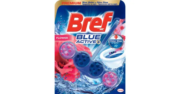 Bref blue active wc-värskendaja lill 50g
