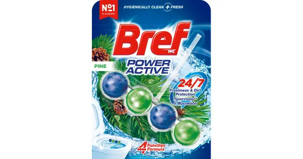 Bref power active wc-värskendaja mänd 50g