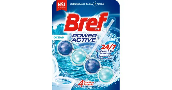 Bref power active wc-värskendaja ookean 50g