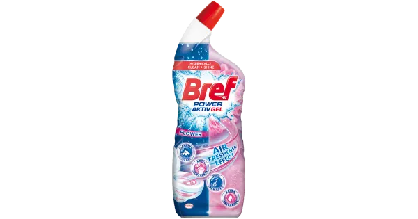 Bref power aktiv wc-geel flower 700ml