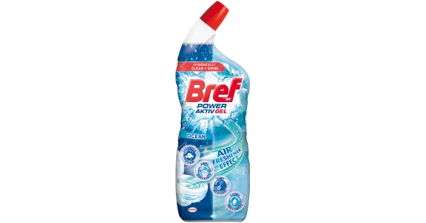 Bref power aktiv wc-geel ocean 700ml