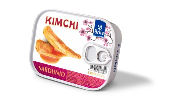 Briis Balti Sardiinid Kimchi 140 G