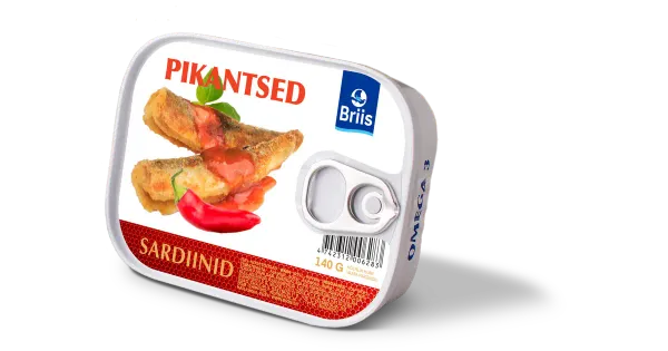 Briis Balti Sardiinid Pikantsed 140 G