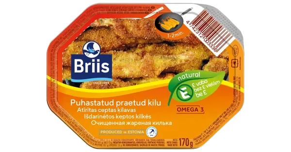 Briis Puhastatud Praetud Kilu 170G