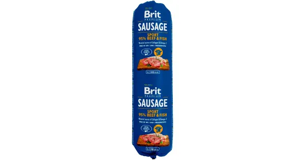 Brit Premium Sport koeravorst veiseliha ja kalaga 800g