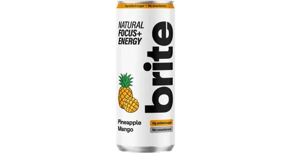 Brite Ananass-mango, naturaalne energiajook 330 ml