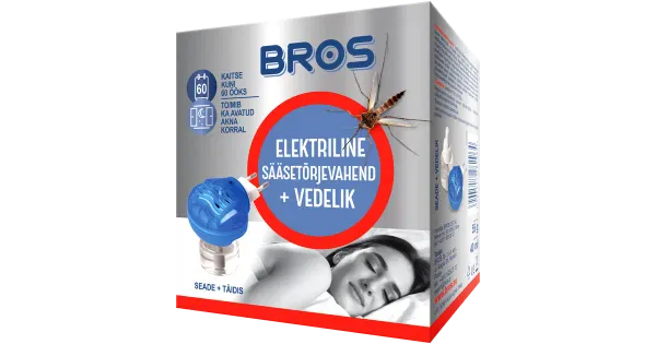Bros elektriline sääsetõrje vedelikuga