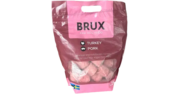 Brux kalkun ja Siga, tasakaalustatud toortoit 1kg