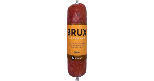 Brux küülik MONO, tasakaalustatud toortoit - vorst