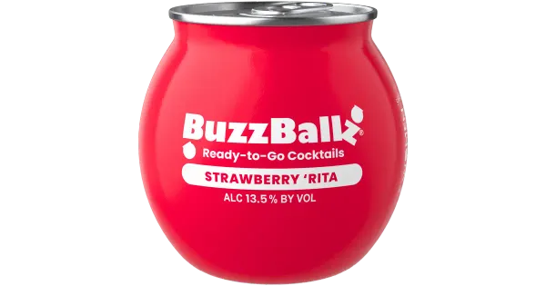 BuzzBallz Strawberry Rita muu alkohoolne jook 13,5%vol 200 ml