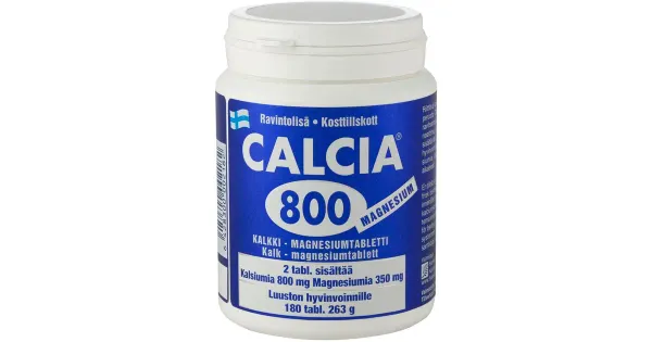 Calcia kaltsium 800+ magneesium vitamiinid 180tk 262g