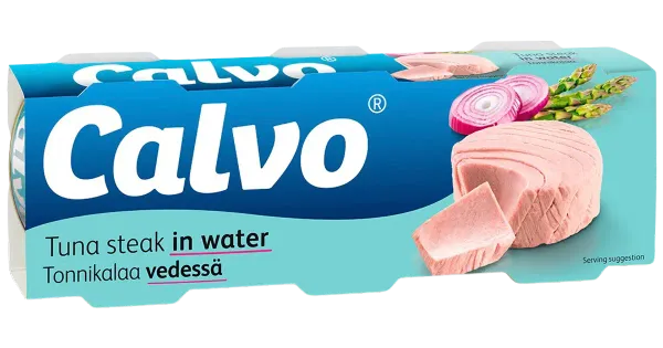 Calvo tuunikala vees 3x 80/56 g