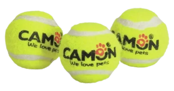 Camon tennisepallid koertele 3tk 6,2cm