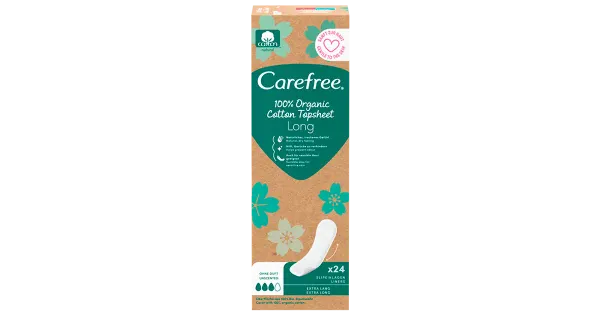 Carefree pesukaitse Organic Long 24tk