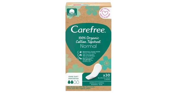 Carefree pesukaitse Organic Normal 30tk