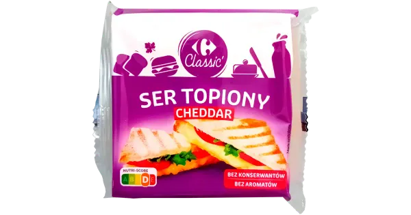 Carrefour Classic sulatatud Cheddar juust 130g