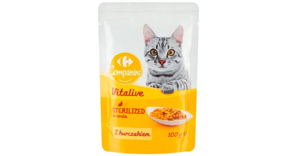 Carrefour Companino Vitalive kassitoit kana kastmes 100g
