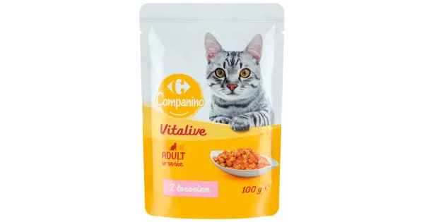 Carrefour Companino Vitalive kassitoit lõhe kastmes 100g